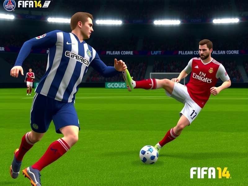 FIFA 14 Champions League In-Game Action FIFA 14 Gameplay Screenshot